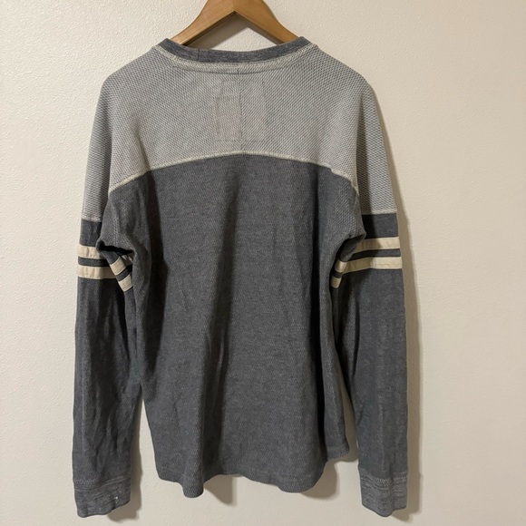 Seattle Seahawks Mitchell & Ness Throwback Retro Logo Thermal Gray Varsity-XL - Picture 2 of 11